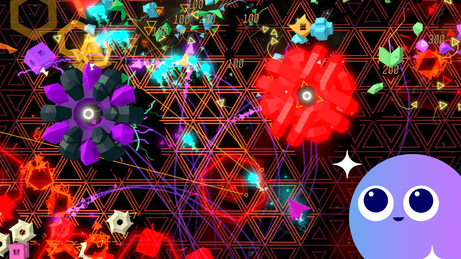 Geometry Wars and techno live on in Sektori's demo, but you probably won't for long