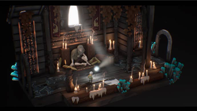 A big man in a hut in Selfloss