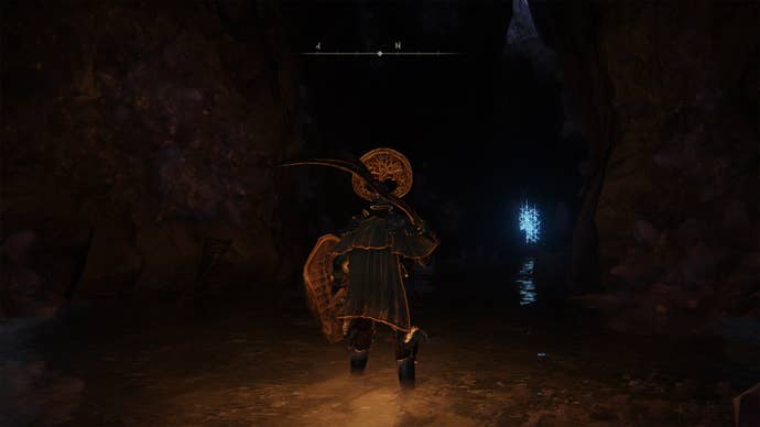 The sealed door inside Sellia Hideaway in Elden Ring.