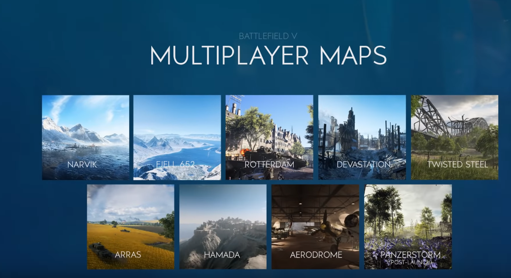 Battlefield 5 revela os mapas presentes no lançamento | Eurogamer.pt