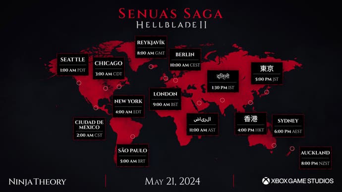 senuas saga hellblade 2 release time regional map