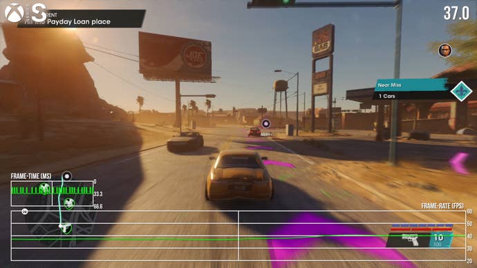 saints row series s performance comparison