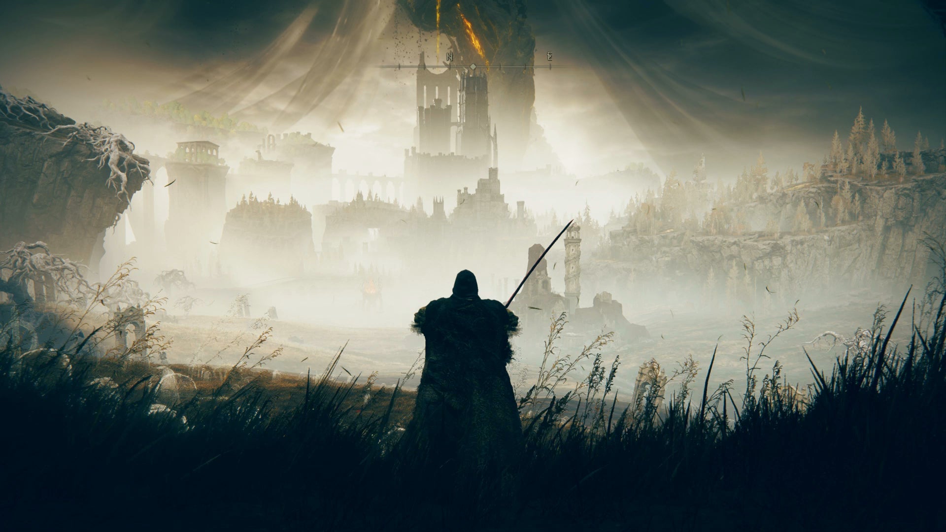 The Tarnished entering the Gravesite Plain in Elden Ring's Shadow of the Erdtree DLC for the first time. - 3