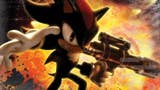 Shadow the Hedgehog, black hedgehog holding a gun in front of an explosion