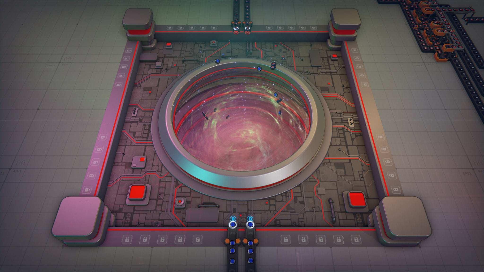 The delivery portal at the centre of every Shapez 2 map. - 5