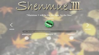 Shenmue 3 ganha site oficial