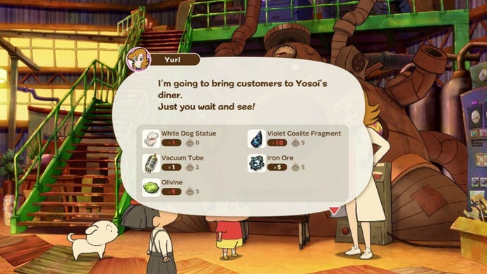 Shin chan is asked to collect a load of items for an inventor in Coal Town.