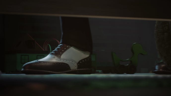 Leysha’s shoes in a Vampire: The Masquerade - Swansong trailer.