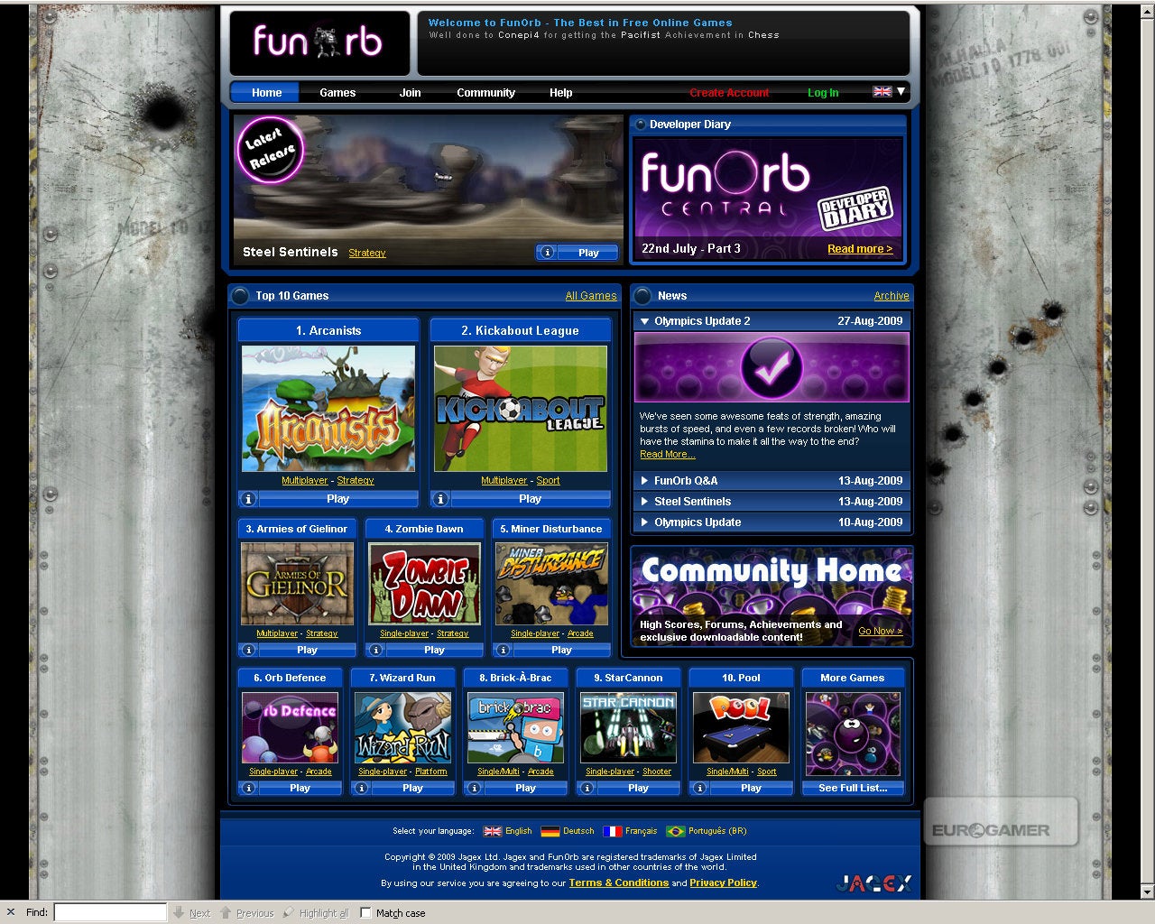 Funorb Page 2 | Jagex on RuneScape, MechScape and FunOrb | Eurogamer.net