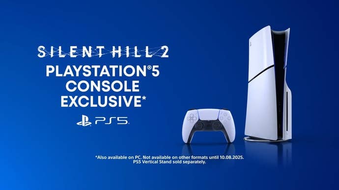 Screenshot showing exclusivity window of Silent Hill 2 on PS5