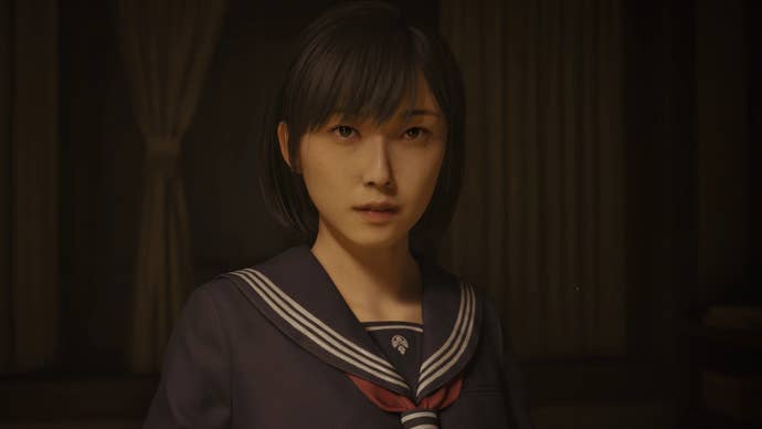 A young Japanese pistillate wearing a precocious schoolhouse sailor azygous successful Silent Hill f.