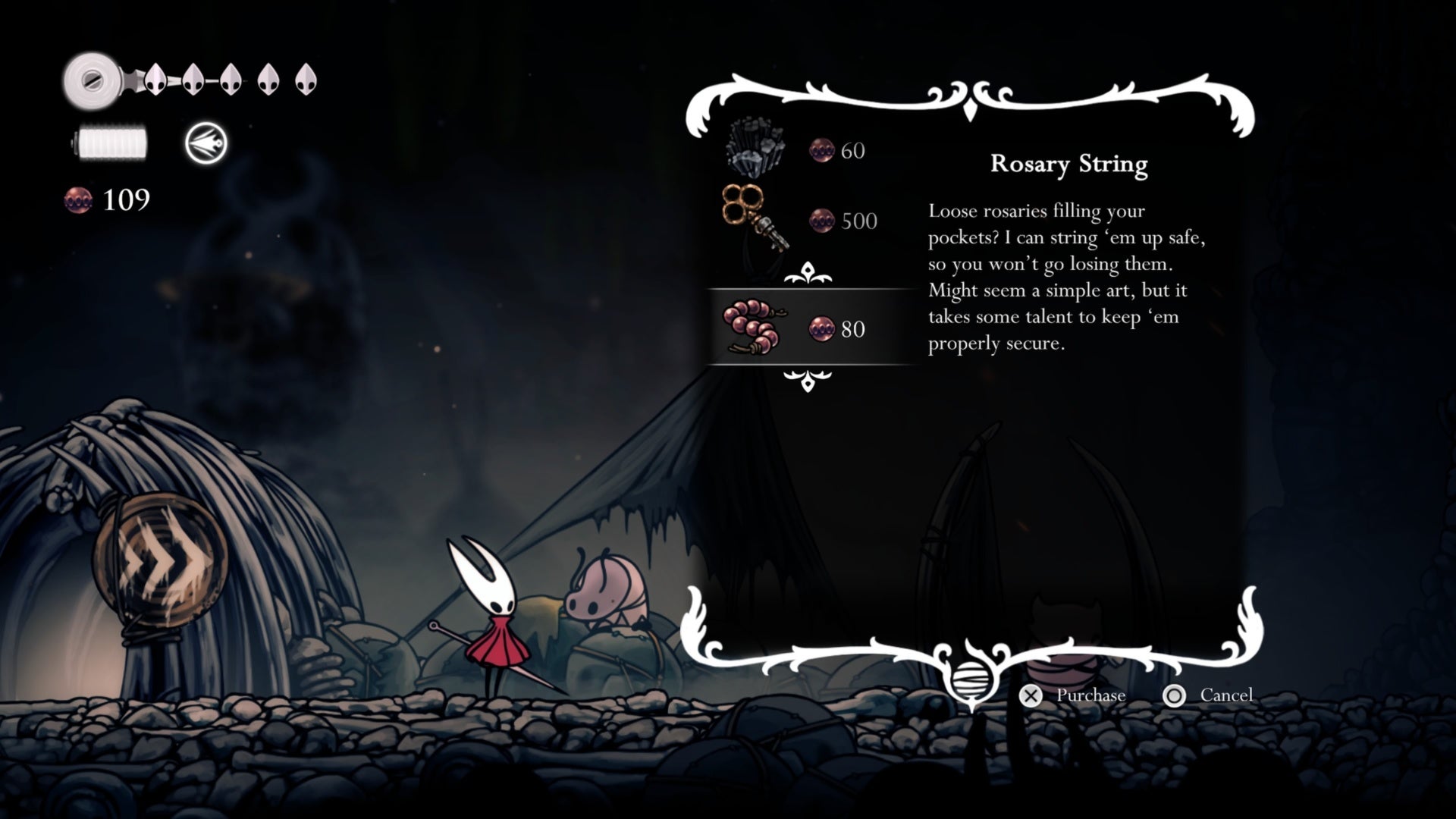 Merchant String How to get Rosary Beads in Silksong | Eurogamer.net