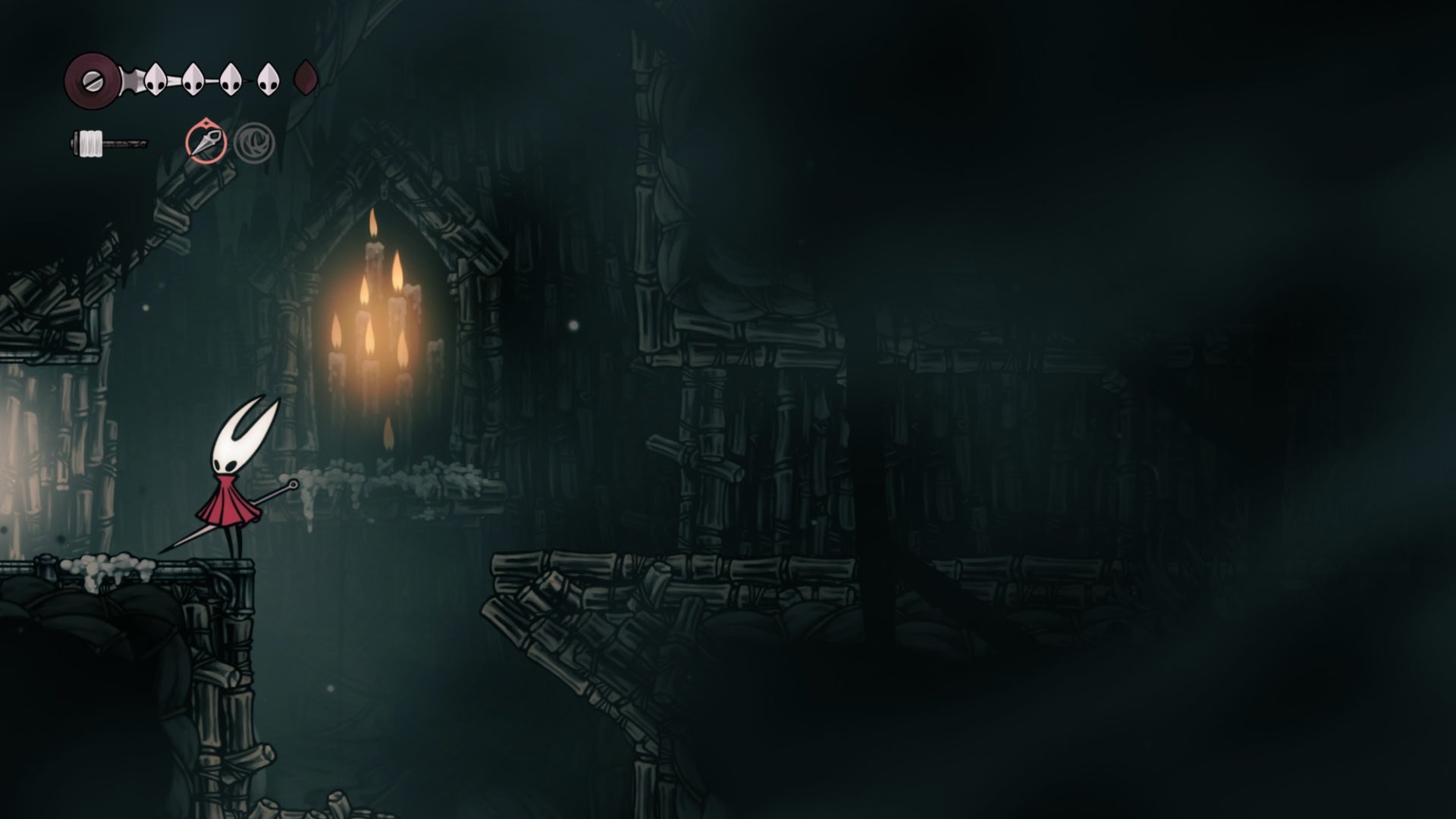 silksong greymoor path to chapel of the reaper two