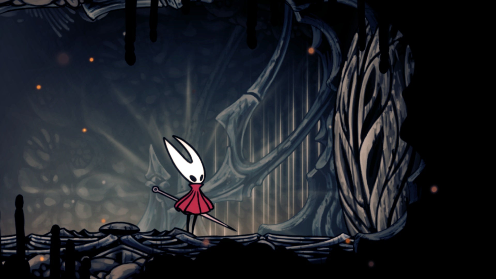 silksong hornet facing needolin door