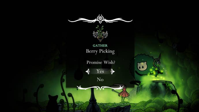 silksong moss druid grant wish option