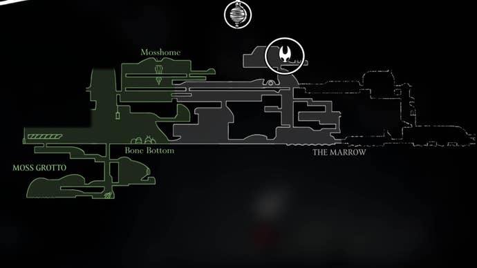 silskong lost flea one the marrow map location