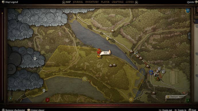 Silver axe location on the map in Kingdom Come Deliverance 2