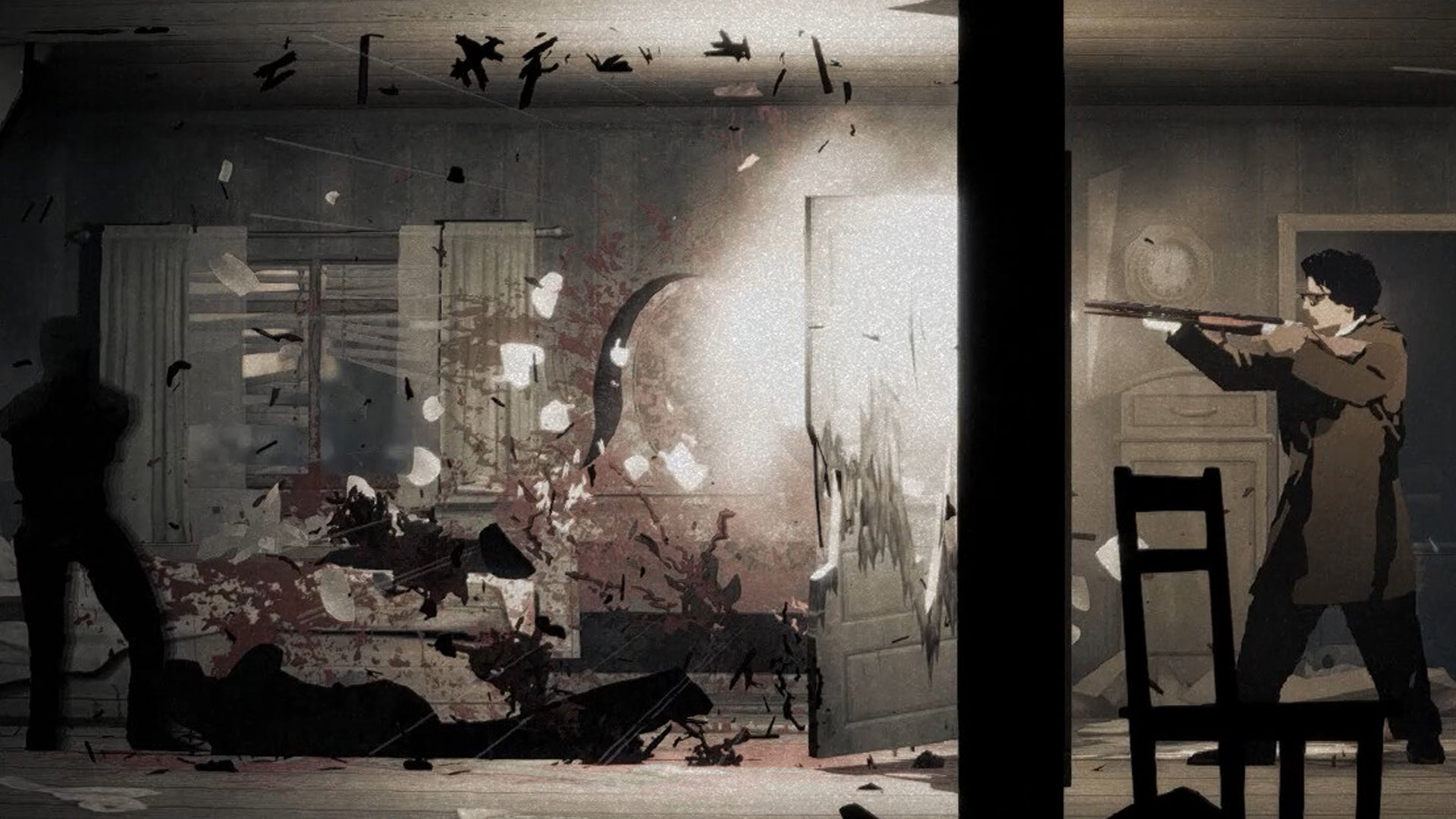 Silver Pines is a rotoscoped side-scrolling survival horror game that splices Silent Hill with Flashback, and its out on October 8th