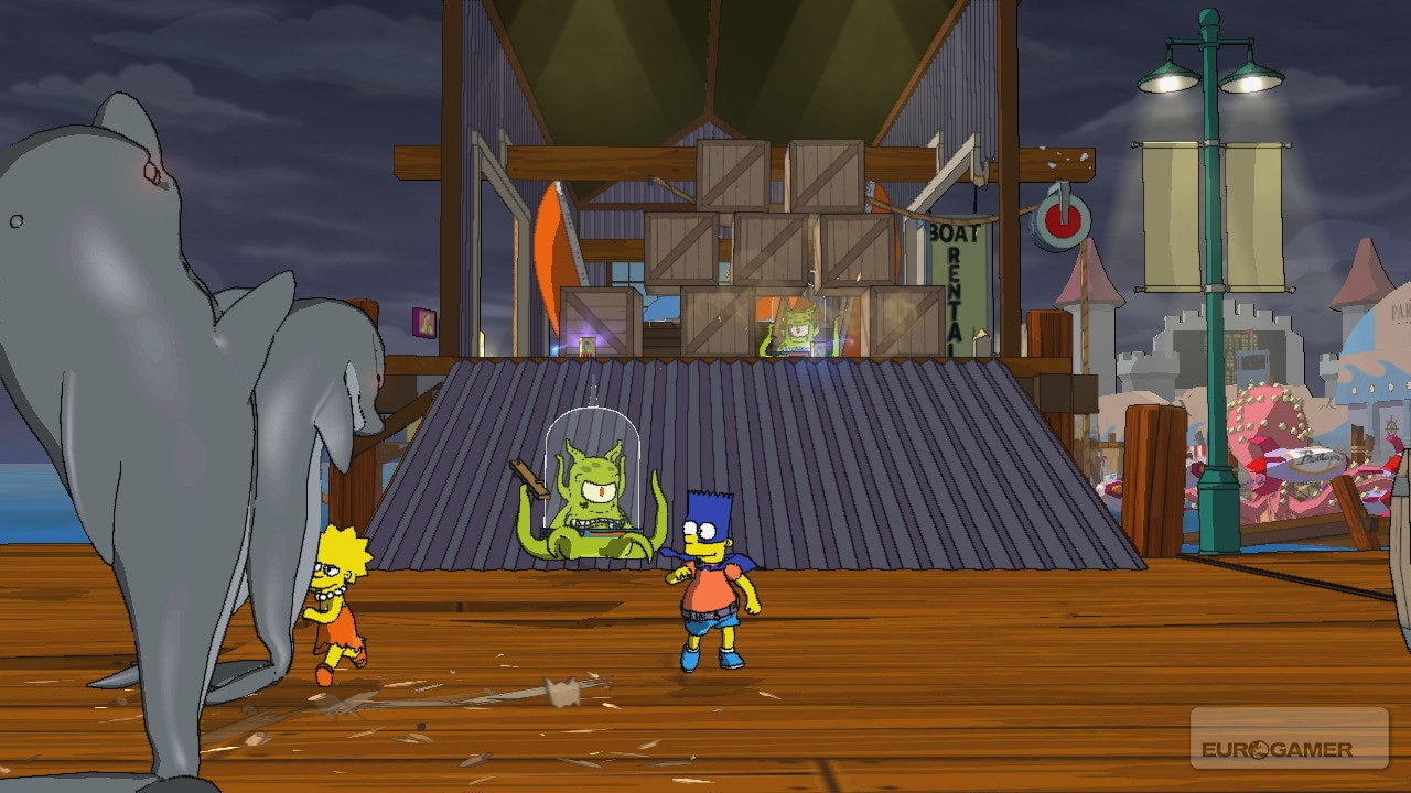 Simpsons Risk Game The Simpsons Game review | Eurogamer.net