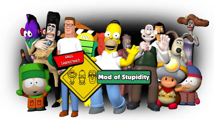 The promo art for Hell Inspector’s Mod of Stupidity.