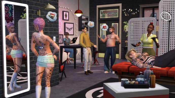 sims 4 businesses and hobbies tattoo parlor