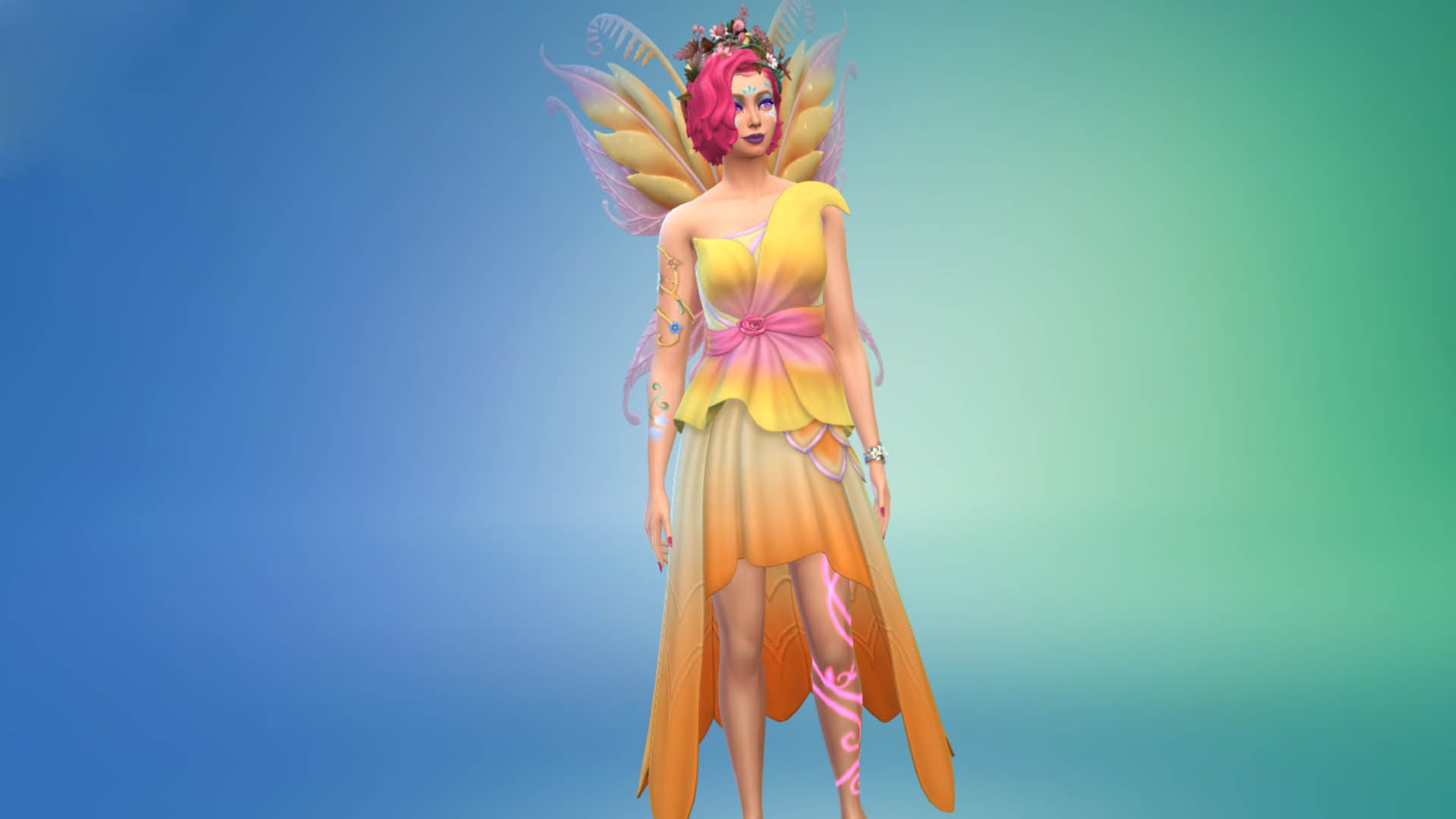 sims 4 enchanted by nature fairy header