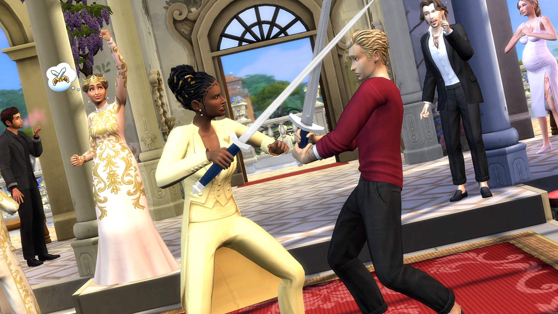 Down with the monarchy! Unless it's me, because I'm a brilliant, totally not corrupt ruler in The Sims 4's surprisingly entertaining Royalty & Legacy expansion
