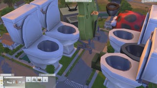 These massive toilets in The Sims 4 are a plumber's nightmare 
