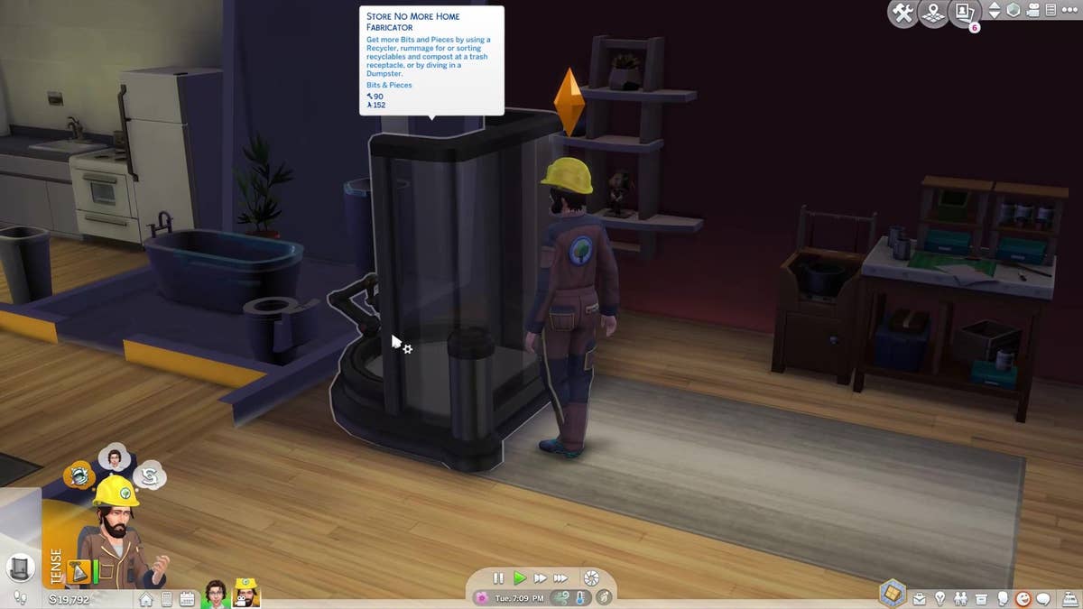 The Sims 4 Fabricator guide for how to get Bits and Pieces for the