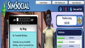 Facebook + Sims + Kudos = SimSocial