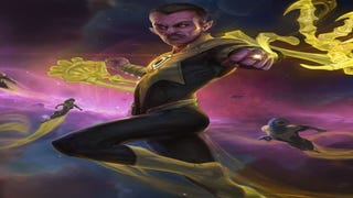 Infinite Crisis champion Thaal Sinestro enters the ring later this month 