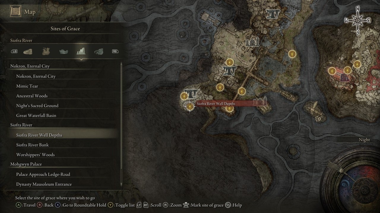 Siofra River Well Depths