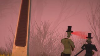 Sir, You Are Being Hunted screens show gentlemanly robot pursuits