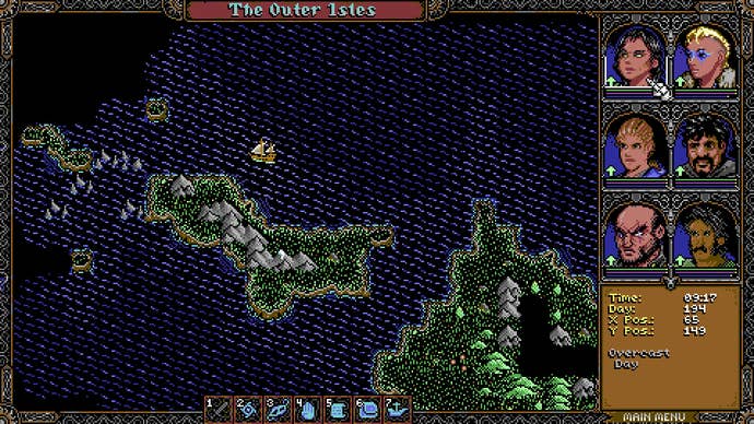 The overworld map in Skald: Against The Black Priory.