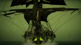 An image from Skull and Bones' Season 1 trailer showing an imposing ship swathed in green fog.