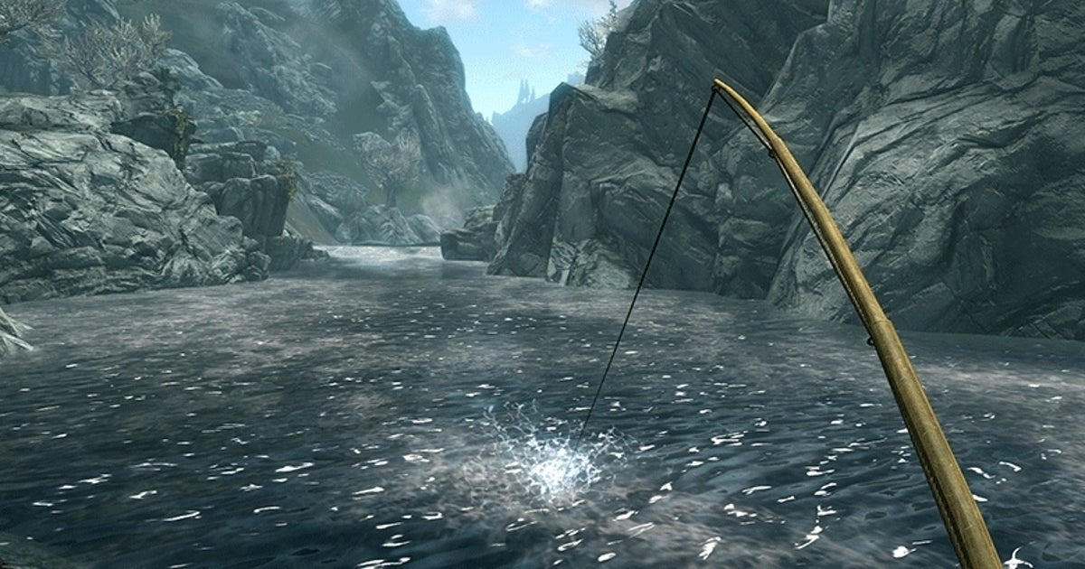 Skyrim fishing: How to get a fishing rod, fishing spot locations