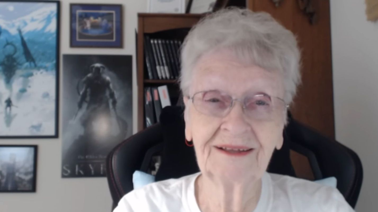 The 88-year-old "Skyrim Grandma" isn't doing any more gaming videos (but will keep you updated on a quilt she's making)