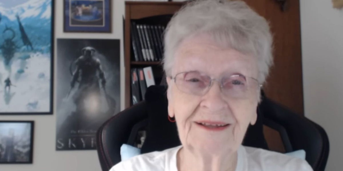 The 88-year-old “Skyrim Grandma” isn’t doing any more gaming