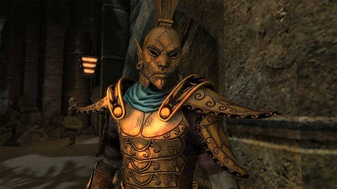 The Ordinator Armour from Skyrim’s Ghosts of the Tribunal creation.