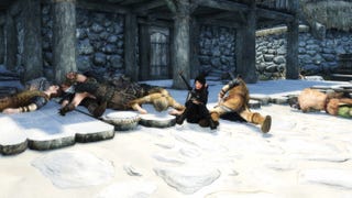"I am alone." Skyrim player tries to kill everyone in the game