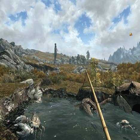Skyrim fishing: How to get a fishing rod, fishing spot locations