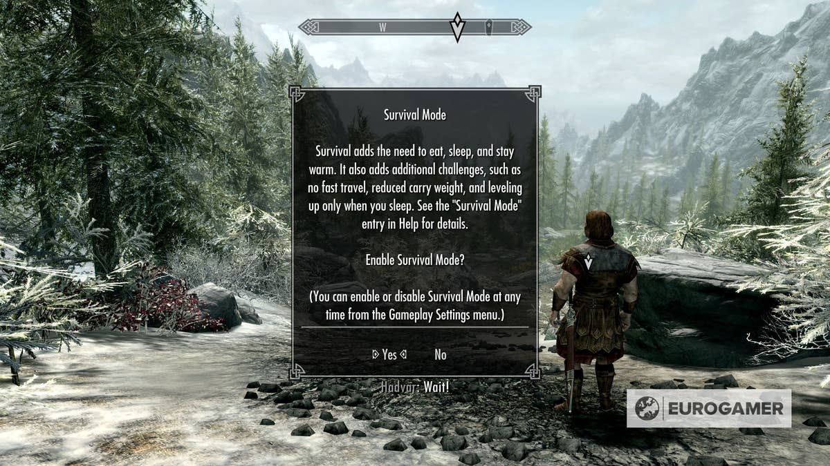 Skyrim survival mode: How to enable survival mode and survival