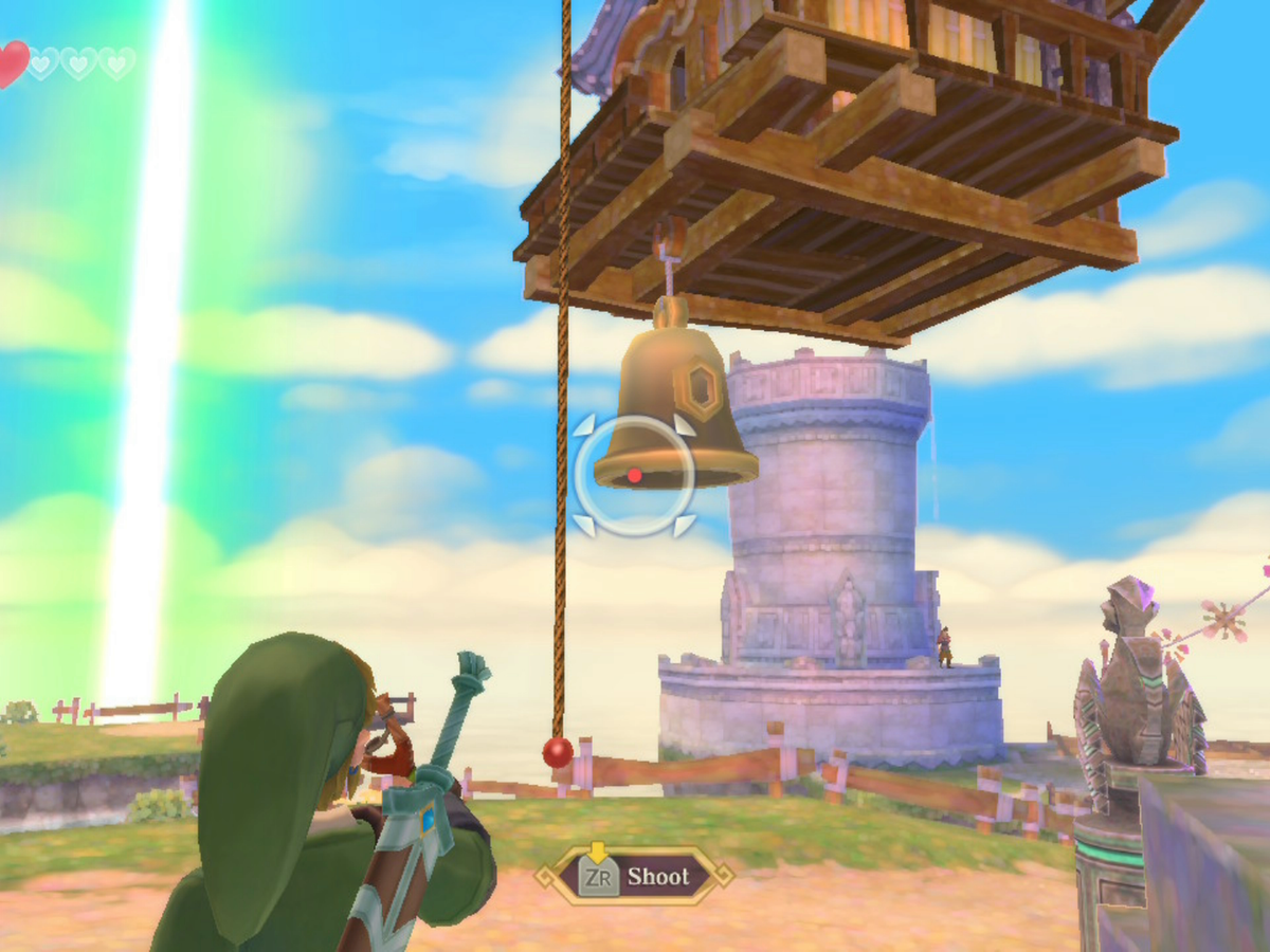Zelda Skyward Sword how to get to Beedle s flying shop to buy
