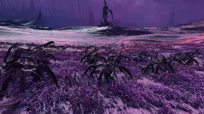 Fiends of Slaanesh from Total War: Warhammer III.