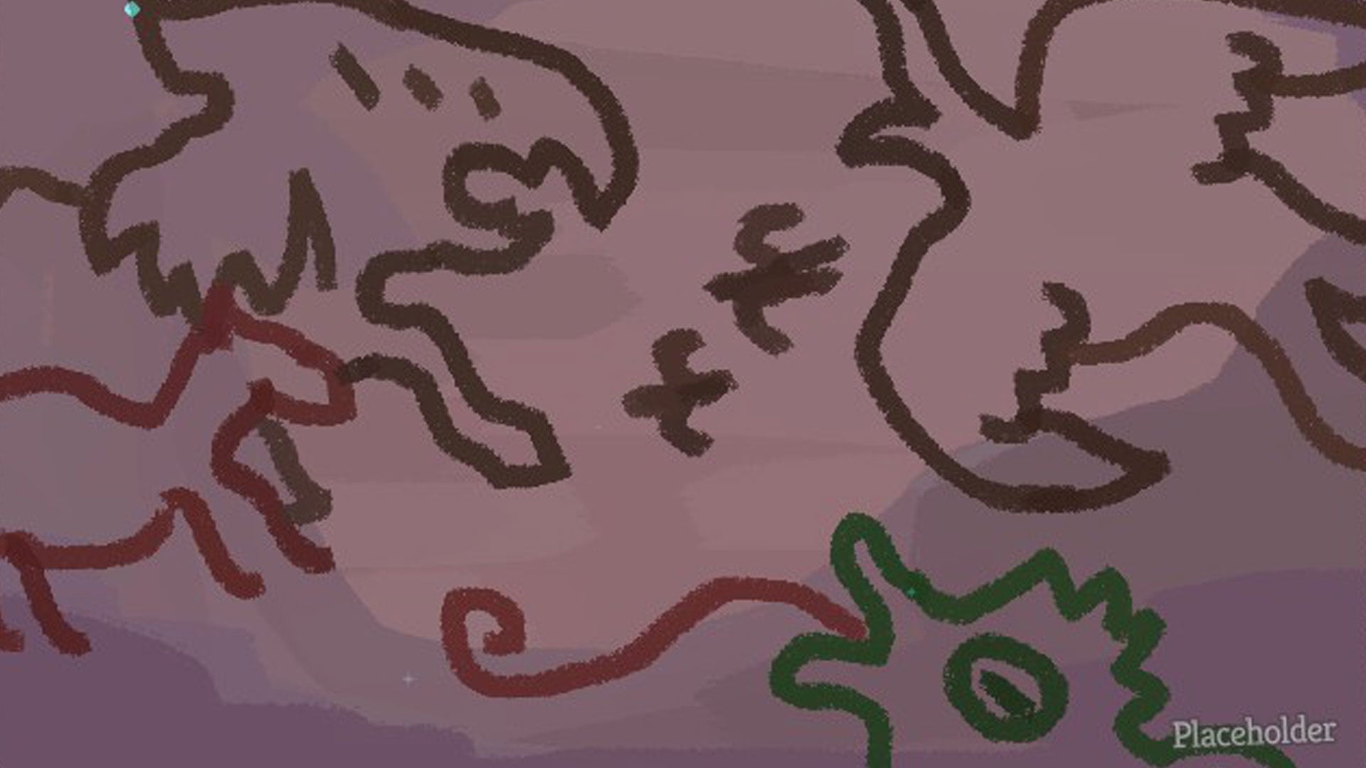 monsters fight in some placeholder art for Slay The Spire 2