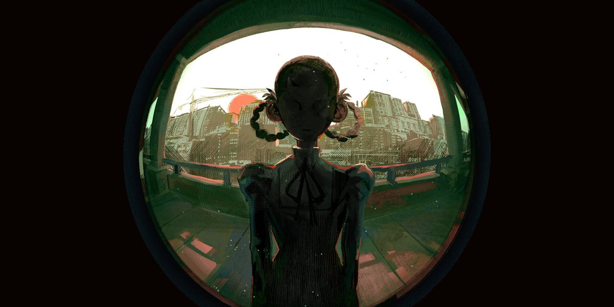 Sleepover is a cosmic horror visual novel about the last person on earth and the stranger who shows up at their front door