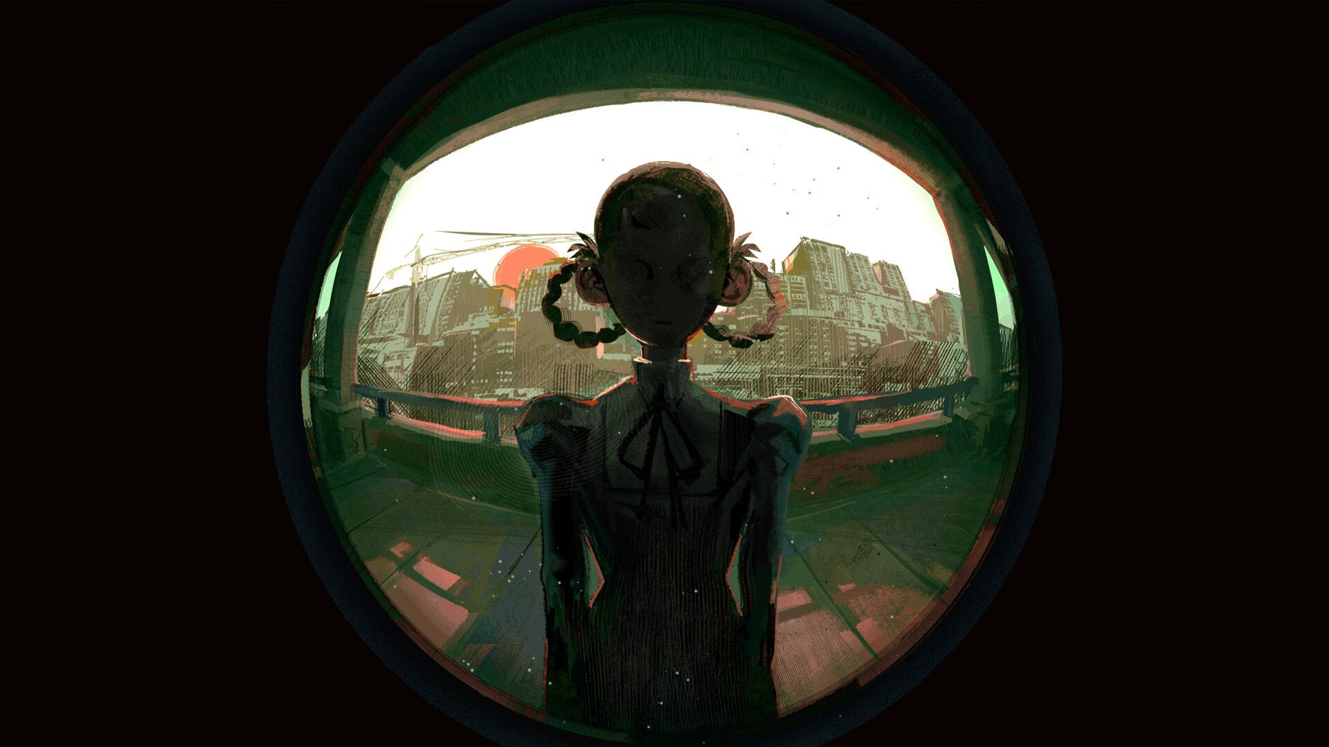 Sleepover is a cosmic horror visual novel about the last person on earth and the stranger who shows up at their front door