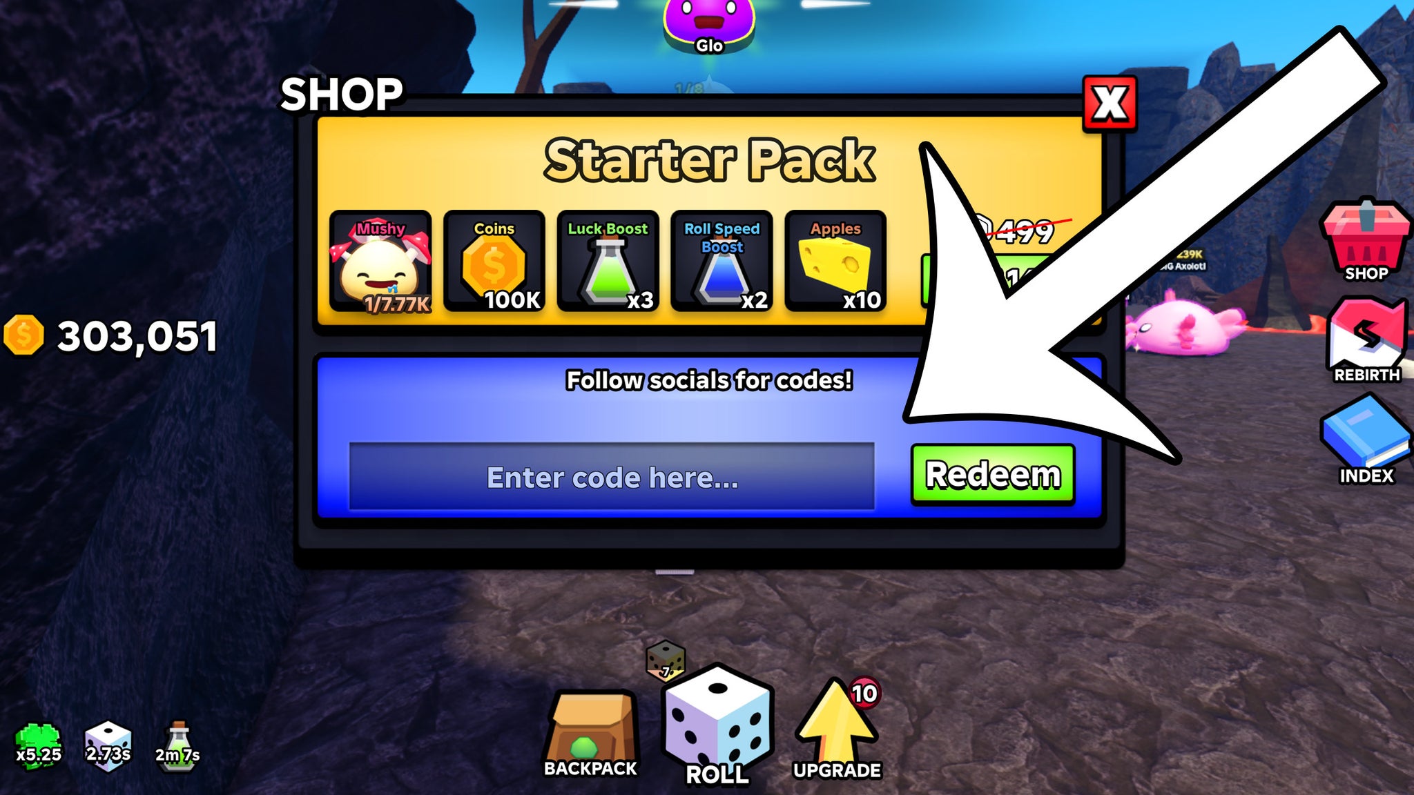 Upgrade Button Slime Rng Slime RNG codes (July 2026) | Rock Paper Shotgun