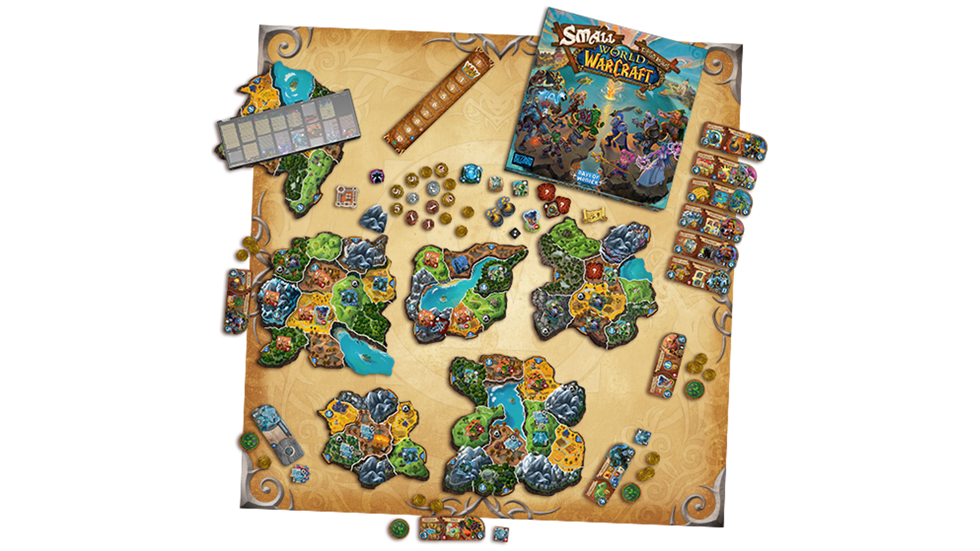 Pions Points D'Intérêt Pour World Of Warcraft Board Game - Miniatures M88 - Occasion