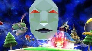 Smash Bros. Wii U screen shows Andross assist trophy
